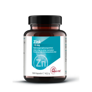 apo-rot Zink 15 mg Kapseln