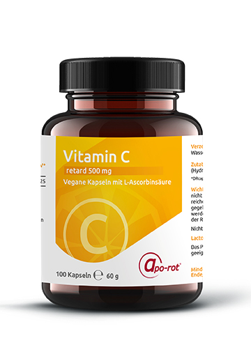 apo-rot Vitamin C retard 500 mg Kapseln